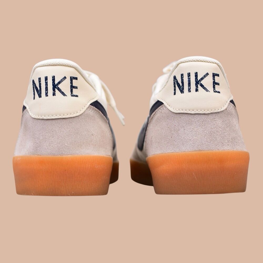 Nike Killshot Men's Size 11 Sneaker White Tan Leather Midnight Sail Swoosh - Picture 5 of 10